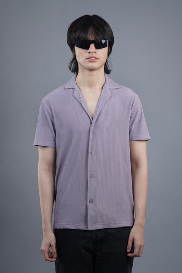 Broad Rib Cuban Berry Shirt