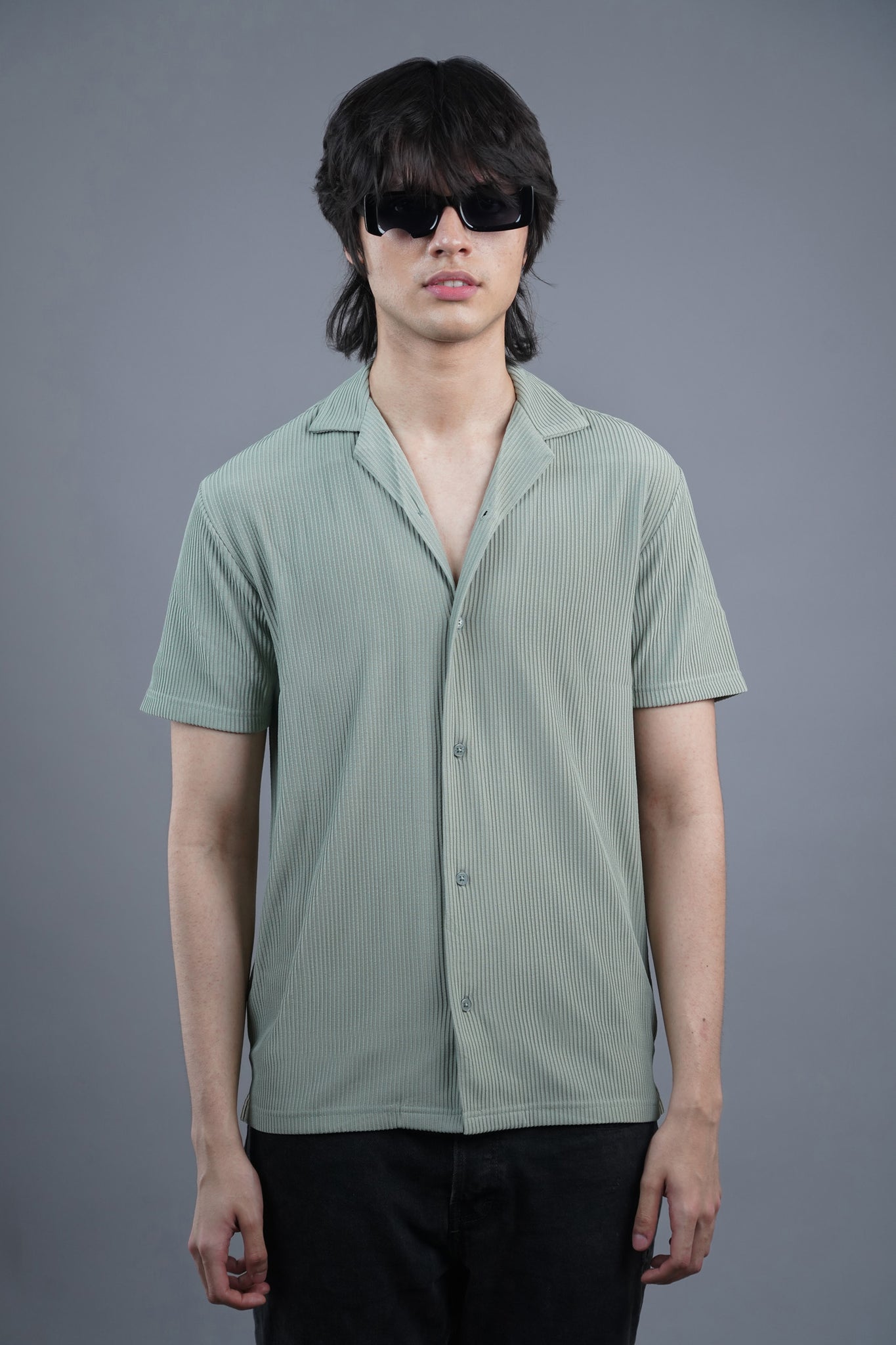 Broad Rib Cuban Light Pista Shirt