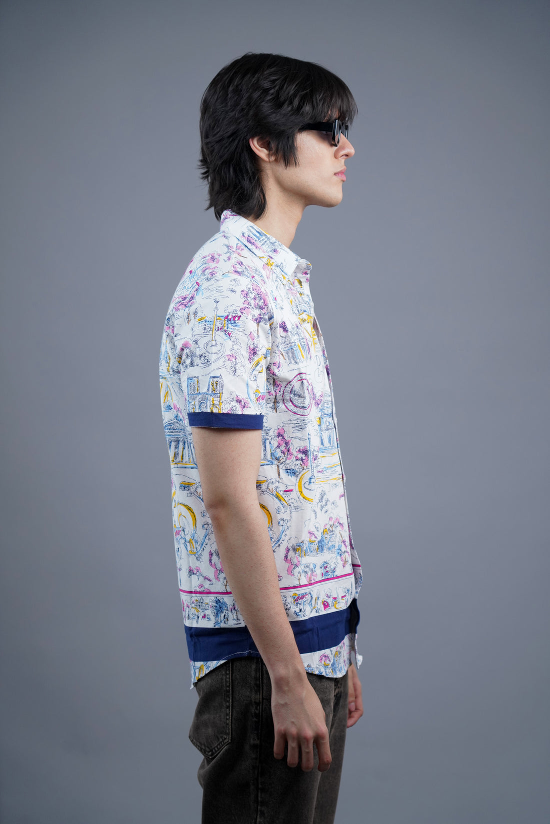 all over printed short sleeve Multicolor 2 shirt