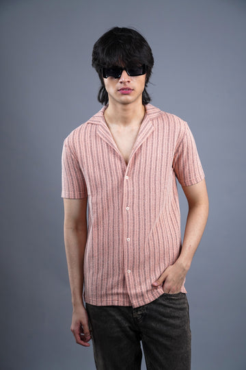 Lining Jacquard Coral Shirt