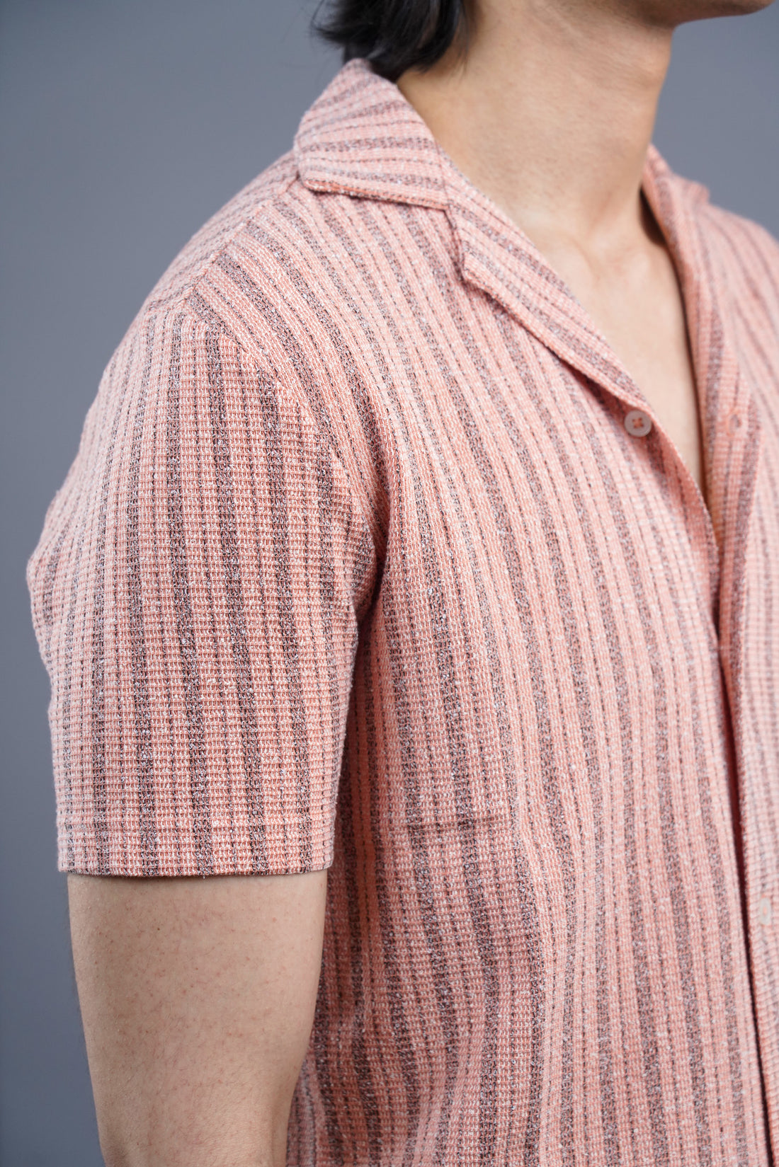 Lining Jacquard Coral Shirt