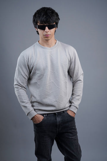 Full Sleeve Silver Sweat T-Shirt