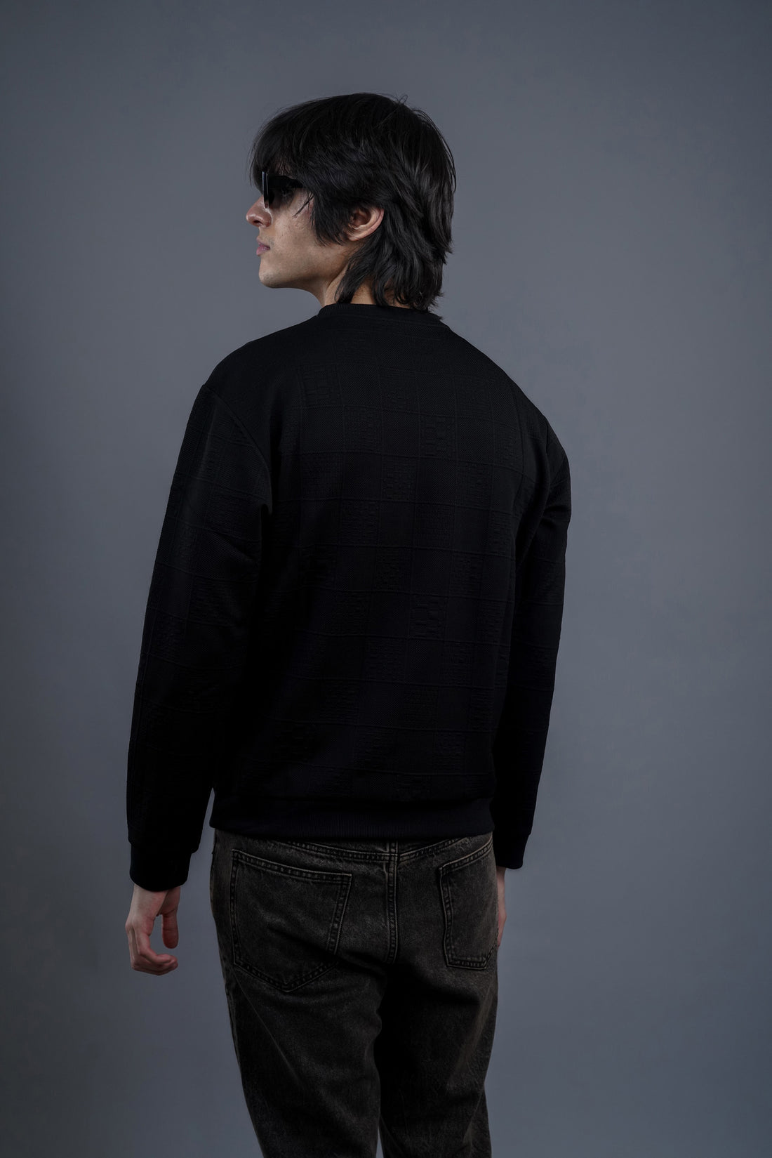 Full Sleeve Black Sweat T-Shirt