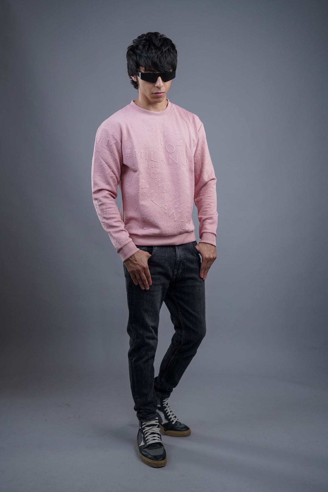 Full Sleeve F Rose Sweat T-Shirt