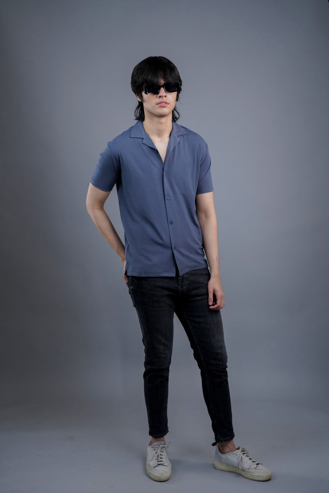 Minge blue ash shirt